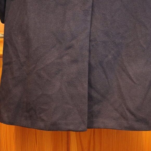 Hart Schaffner & Marx Silver Trumpeter Blazer 100% Cashmere Over Coat Navy Blue - Picture 5 of 15